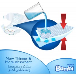 سانيتا بامبي عبوة سوبر حفاضات للأطفال