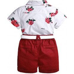 طقم ملابس للأولاد الصغار (قطعتان)